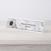 高級公証人役場 デスクネームプレート (正面)