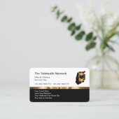 高級医療テレヘルスプロフェッショナル 名刺 (スタンド正面)