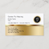 高級医療ヒアリングセンター名刺 名刺 (正面)