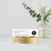 高級医療ヒアリングセンター名刺 名刺 (スタンド正面)