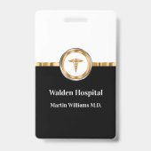 高級医療施設職員 バッジ (裏面)