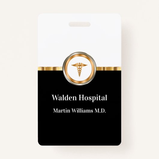 高級医療施設職員 バッジ (裏面)