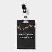 高級医科病院 バッジ (正面 （クリップ付）)