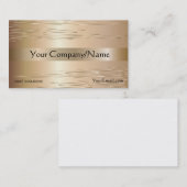 高級名刺メタリック青銅シンプル 名刺 (正面/裏面)