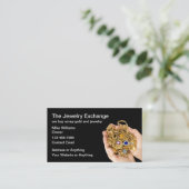 高級宝石商スクラップ買の名刺 名刺 (スタンド正面)