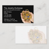 高級宝石商スクラップ買の名刺 名刺 (正面/裏面)