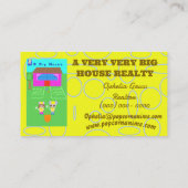 高級実在エステートフォトロゴカスタム名刺 名刺 (裏面)