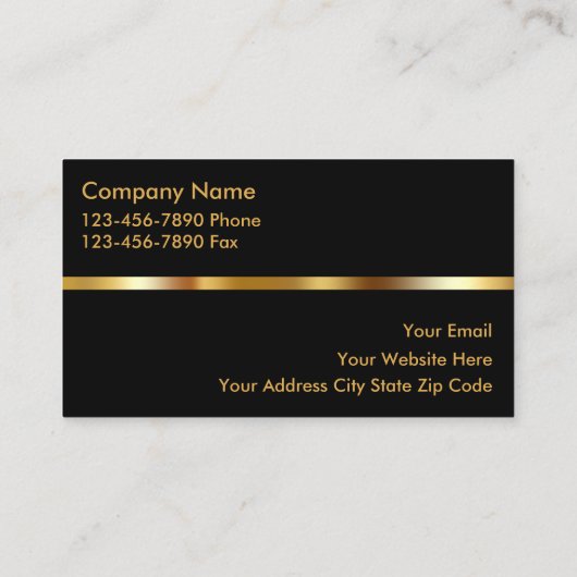 高級実在不動産名刺 名刺 (裏面)