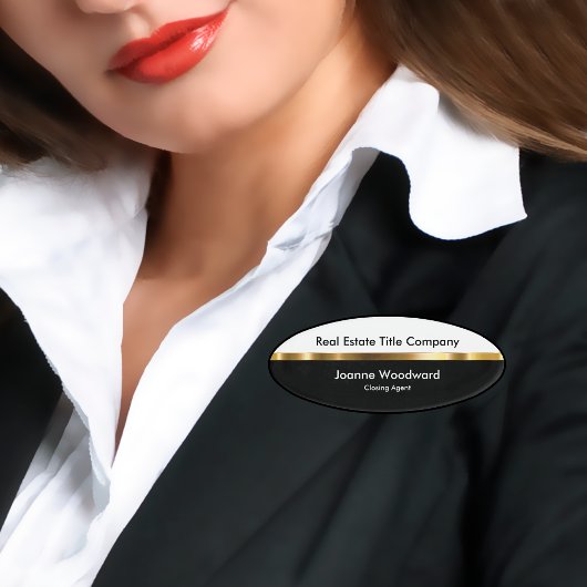 高級実在不動産権会社 名札