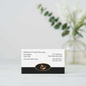 高級家庭薬局の名刺 名刺 (スタンド正面)