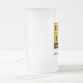 高級将校の醸造のガラスビールのジョッキ#1 フロストグラスビールジョッキ (中央)