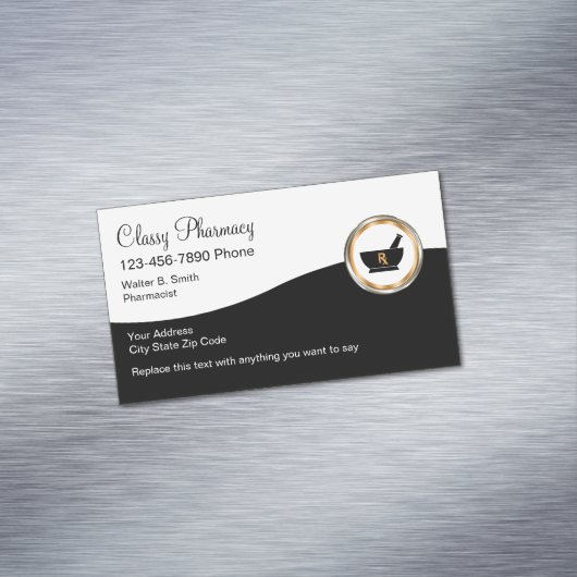 高級小売薬局 マグネット名刺 (インサイチュ)