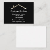 高級屋根建築名刺 名刺 (正面/裏面)