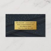 高級布材 名刺 (裏面)