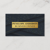 高級布材 名刺 (正面)