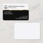 高級弁護士オフィス名刺 名刺 (正面/裏面)