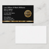 高級弁護士法律事務所の名刺 名刺 (正面/裏面)