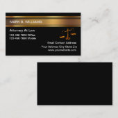 高級弁護士法律事務所名刺 名刺 (正面/裏面)