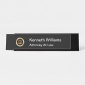 高級弁護士法律事務所 デスクネームプレート (正面)