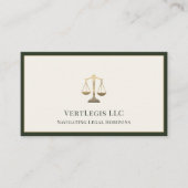 高級弁護士法律事務所 名刺 (正面)