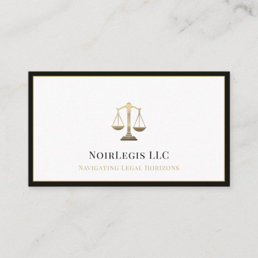 高級弁護士法律事務所 名刺 (正面)