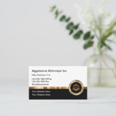 高級弁護士法律事務所 名刺 (スタンド正面)