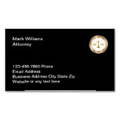 高級弁護士磁気名刺 マグネット名刺 (正面)