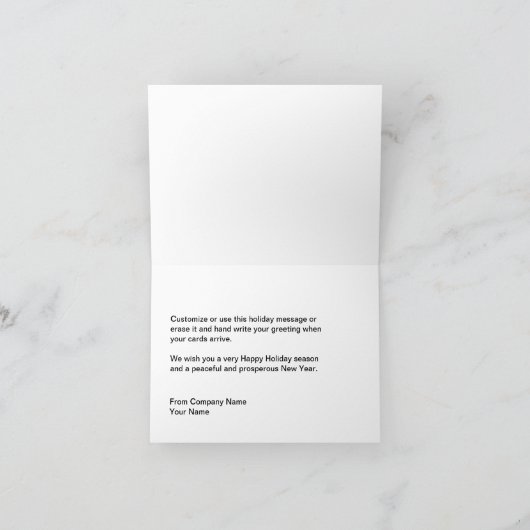 高級弁護士顧客季節のごあいさつカード サンキューカード (内部)