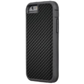 高級強い炭素繊維テクスチャ Case-Mate iPhoneケース (裏面左)