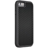 高級強い炭素繊維テクスチャ Case-Mate iPhoneケース (裏面/右)