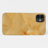 高級感あふれるイエロー・アンバー・オニキス・大理石テクスチャー スマホケース Case-Mate iPhoneケース (裏面(横))