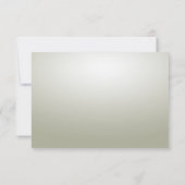 高級感のあるゴールド装飾のRSVPカード 出欠カード (裏面)