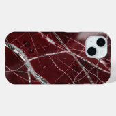 高級感のある光沢紅大理石 Case-Mate iPhoneケース (裏面 (横))