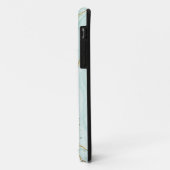 高級感のある手描きの液状大理石デザインと輝き Case-Mate iPhoneケース (裏面/左)
