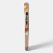 高級感のある真珠貝とゴールドラメのモノグラム  Case-Mate iPhoneケース (裏面 / 左)