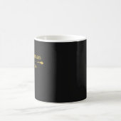 高級感のある黒とゴールドのコーヒーマグ コーヒーマグカップ (中央)
