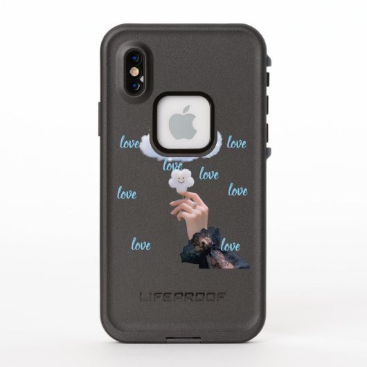 高級感漂う雲のiPhoneケース LifeProof iPhoneケース (裏面)