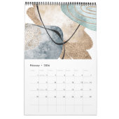 高級抽象芸術アート2025カレンダー カレンダー (2月 2026)