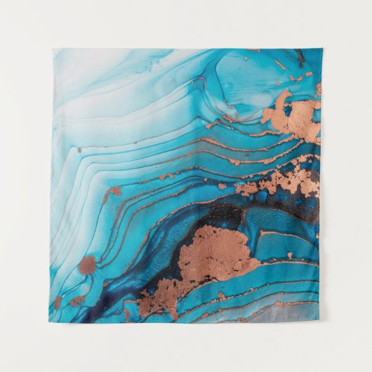 高級抽象芸術流絵画体アート  タペストリー (正面)