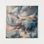 高級抽象芸術流絵画体アート  タペストリー (正面(横))