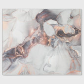 高級抽象芸術流絵画体アート  ラッピングペーパー (フラット)