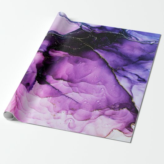 高級抽象芸術流絵画体芸術の背景 ラッピングペーパー (アンロールド)
