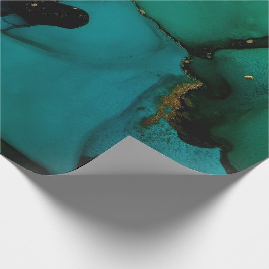 高級抽象芸術流絵画体芸術の背景 ラッピングペーパー (角)