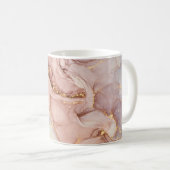 高級抽象芸術液アルコールインク コーヒーマグカップ (正面右)