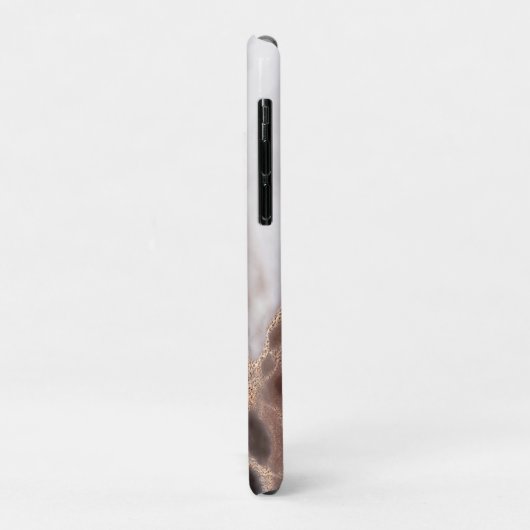 高級抽象芸術金ゴールド大理石パターンモノグラム Case-Mate iPhoneケース (裏面/左)