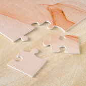 高級抽象芸術：アルコールインクアート ジグソーパズル (側面)