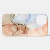 高級抽象芸術:アルコールインクアート Case-Mate iPhoneケース (裏面 (横))