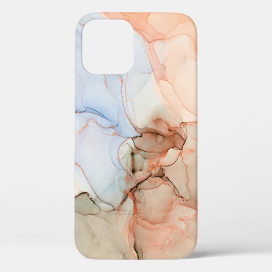 高級抽象芸術:アルコールインクアート Case-Mate iPhoneケース (裏面)