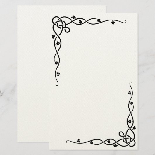 高級文房具 便箋 (正面/裏面)