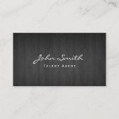 高級暗黒木材タレントエージェント名刺 名刺 (正面)